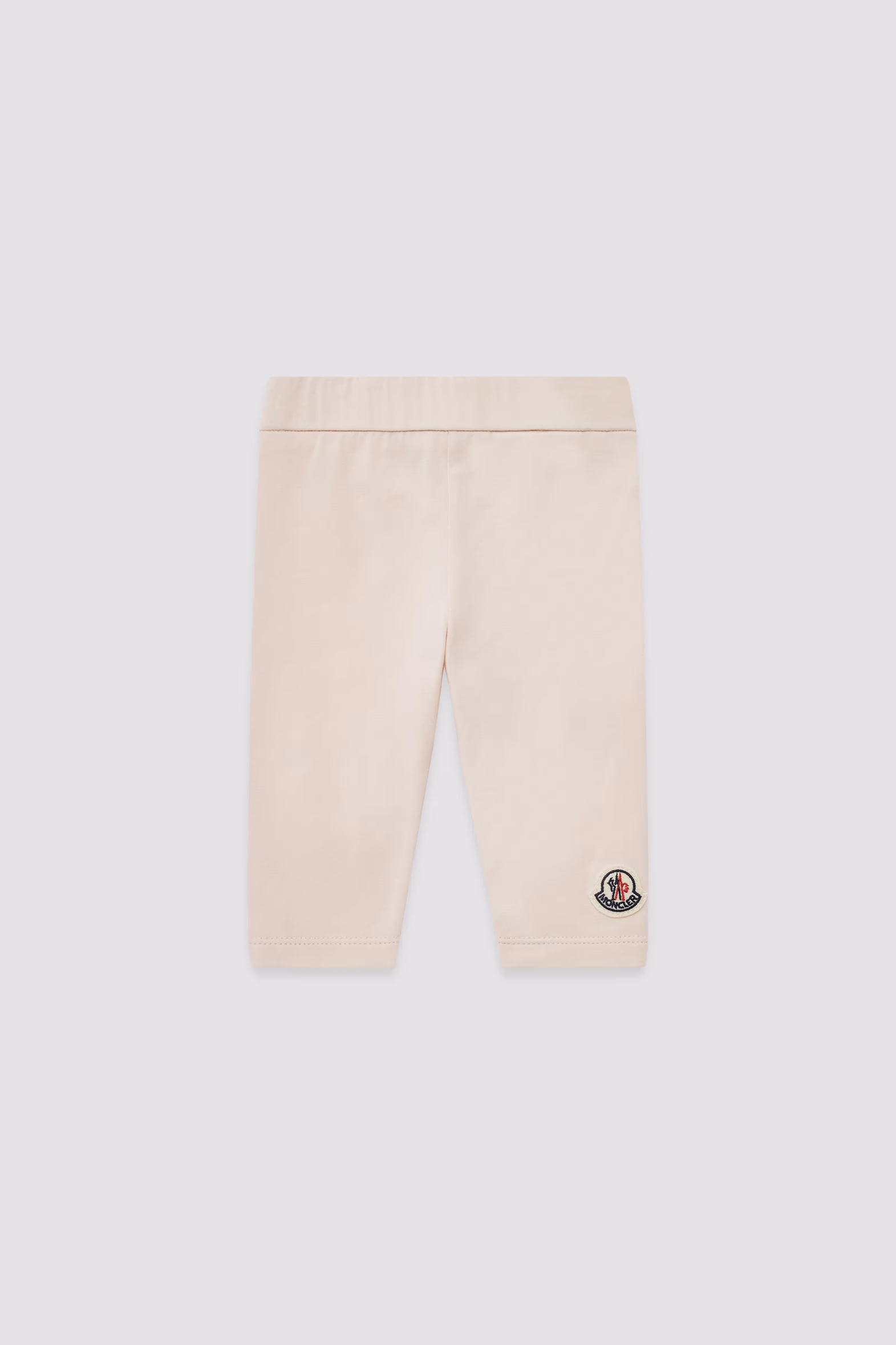 Cotton Leggings Girl Light Pink Moncler 0
